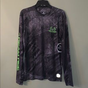 Realtree Fishing Performance Long Sleeve Shirt, Size S